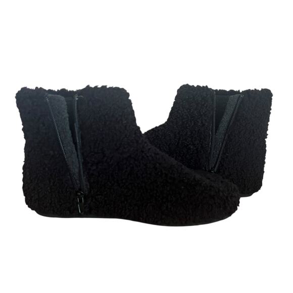 Roam Mini Boosh Faux Shearling Black Boots Size 39 - Picture 6 of 13